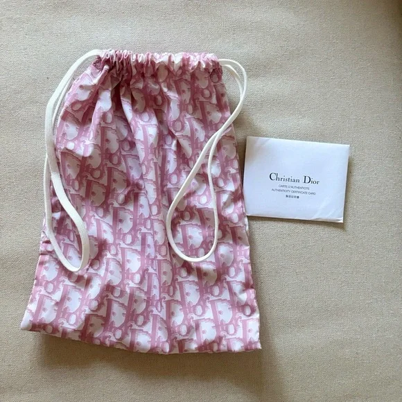 Dior Vintage 2000’s Pink Transparent Monogram Crossbody Bag - Picture 3 of 8
